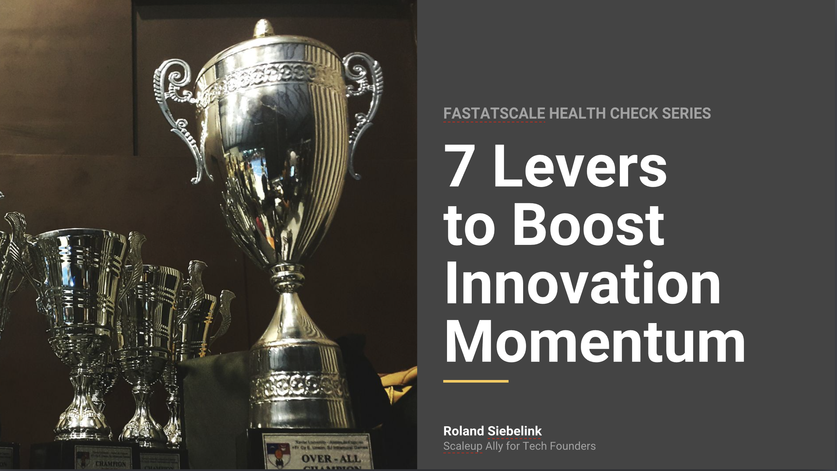 7 Levers to Boost Innovation Momentum Navigating the Innovation Trail: Uncover 7 Levers to Boost Momentum in Scaleup Companies