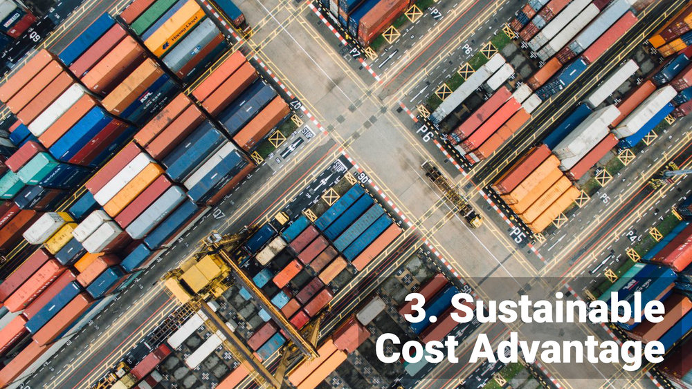 Sustainable Cost Advantage