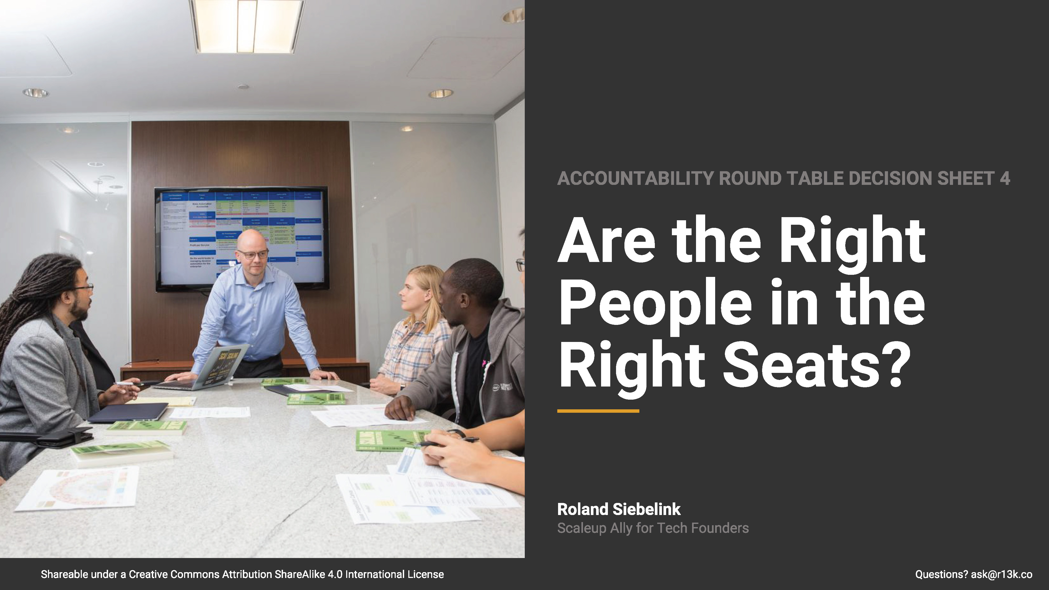 Are the Right People in the Right Seats? 