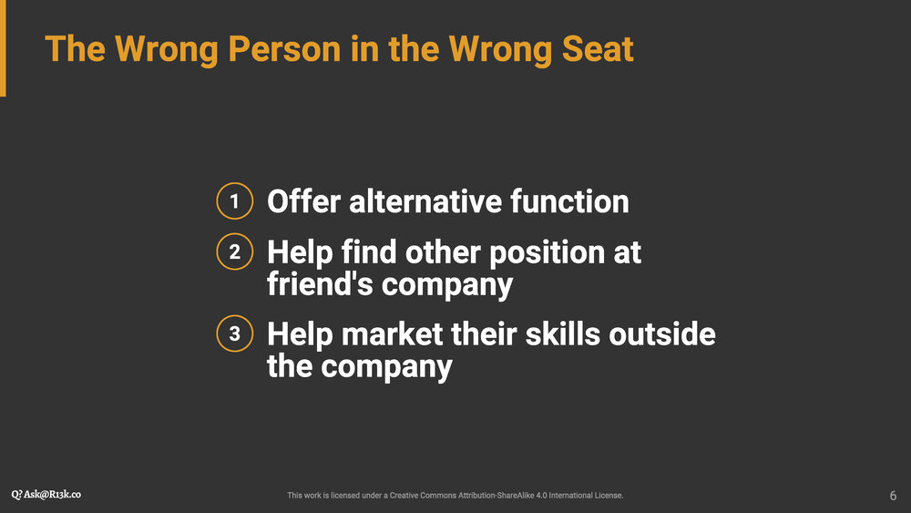 The Wrong Person in the Wrong Seat