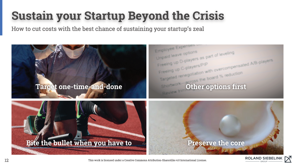 Sustain Your Startup Beyond the Crisis